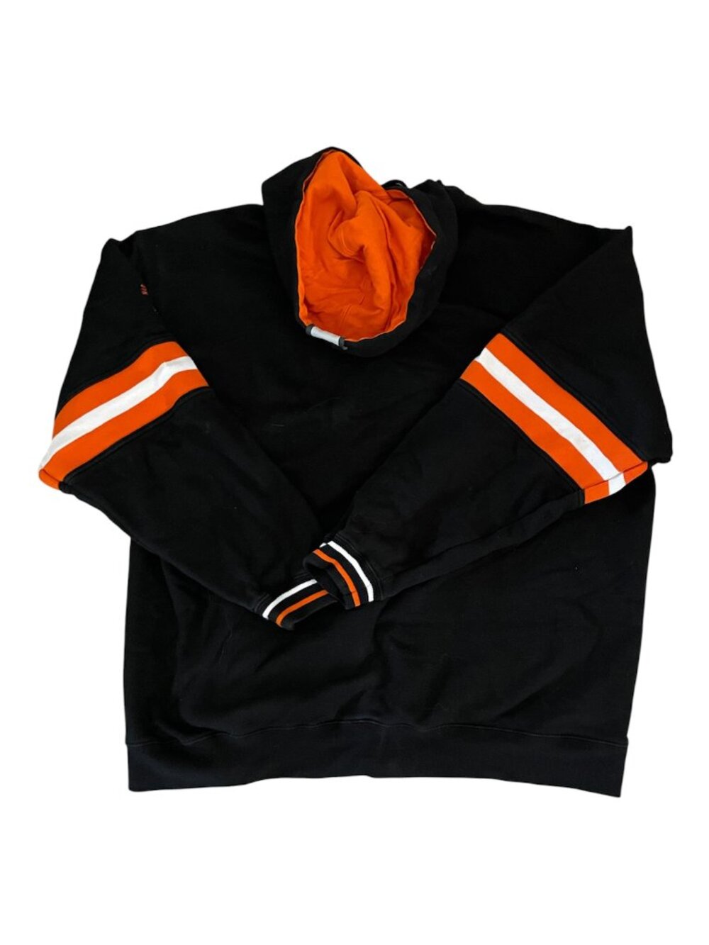 Vintage 2003 Harley-Davidson Black Orange Hoodie Men’s XL - Picture 2 of 6